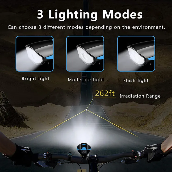 Bicycle%20Light%20With%20Horn%20120%20DB%20Waterproof%203%20Modes%20Bicycle%20Front%20Light%20Horn%20%20Outdoor%20USB%20Rechargeable%20MTB%20Cycling%20Bike%20Bell%20-%20Image%203