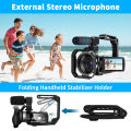 4K Digital Camera 48MP 60FPS Auto Focus 16X Zoom Camcorder New Recording Video Camera Handheld High Definition DV Camera. 