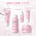 LAIKOU Sakura Kit Skin Care Sets Moisturizing and Reducing Fine Lines Cleansing Pore Product 5-Piece Korean Women's Day .