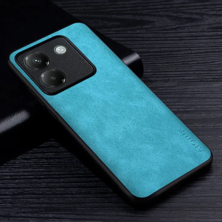Premium%20PU%20Leathe%20Phone%20Case%20for%20Xiaomi%20Poco%20M7%20Pro%205G%20Scratch-Resistant%20Solid%20Color%20Protective%20Cover%20-%20Image%204
