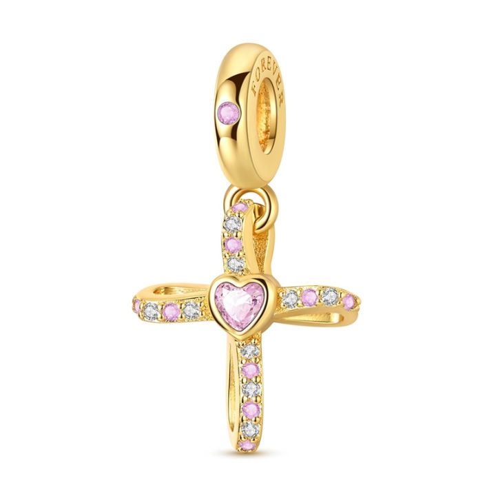New%20In%20925%20Silver%20Charms%20Beads%20Cross%20Devil's%20Eye%20Puppy%20Bow%20Charms%20Pendant%20Fit%20Original%20Bracelet%20Women%20Jewelry%20%20DIY%20-%20Image%207
