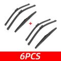 1/2/3/4/6PCS Car Wiper For Opel Astra J GTC 2009-2015 Front Rear Wiper Blades Brushes Cutter Auto Accessories 2013 2014 2015.