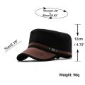 Men Unisex Army Hat Baseball Cap Cotton Cadet Hat Military Breathable Combat Fishing Flat Adjustable Cap.