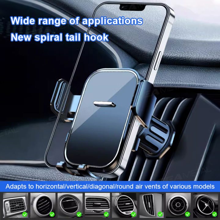 SEAMETAL%20Gravity%20Car%20Phone%20Holder%20Air%20Vent%20Upgrade%20Hook%20Clip%20Not%20Shake%20Adjustable%20360%20Rotation%20Vent%20Clip%20Car%20Phone%20Holder%20Mount%20-%20Image%203