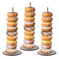 Wedding Decoration Wooden Donut Stand Wall Dessert Doughnut Table Holder Wedding Mariage Supplies Kid Birthday Party Baby Shower.