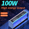 Professional 22.5W DIY Battery Charger Case PD Fast Charging Case for 8PCS 18650 Polymer 20000mA Battery Charging Power Bank Box. 