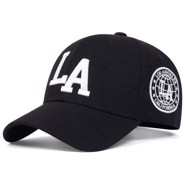 Unisex%20La%20Letter%20Embroidery%20Baseball%20Caps%20Spring%20and%20Autumn%20Outdoor%20Adjustable%20Casual%20Hats%20Sunscreen%20Hat%20-%20Image%204