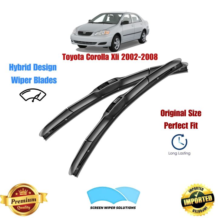 2006 Toyota Corolla Wiper Blade Sizenull
