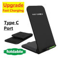 15W Fast Charging Dual Coil wirelessCharger & Phone Stand |Compatible with iPhone 17-11series,S23/S22/S21/S20 series.
