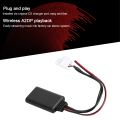 3‑Pin AUX Bluetooth Wireless Audio Cable Adapter Stereo Music Fit for GL1800 Goldwing AUX Stereo Connector Audio Cable Adapter. 