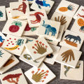 32pcs Memory Matching Games Wooden Memory Game For Kids Educational Toys Find Different Games For Children Boys And Girls. 