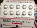 AMLODIPINE TABLES ( Amlong) 5 mg 1 card. 