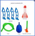 Air Rocket Foot Pump Launcher Outdoor Air Pressed Soaring Rocket Toys Play Set Jump Sport Games Toy. 