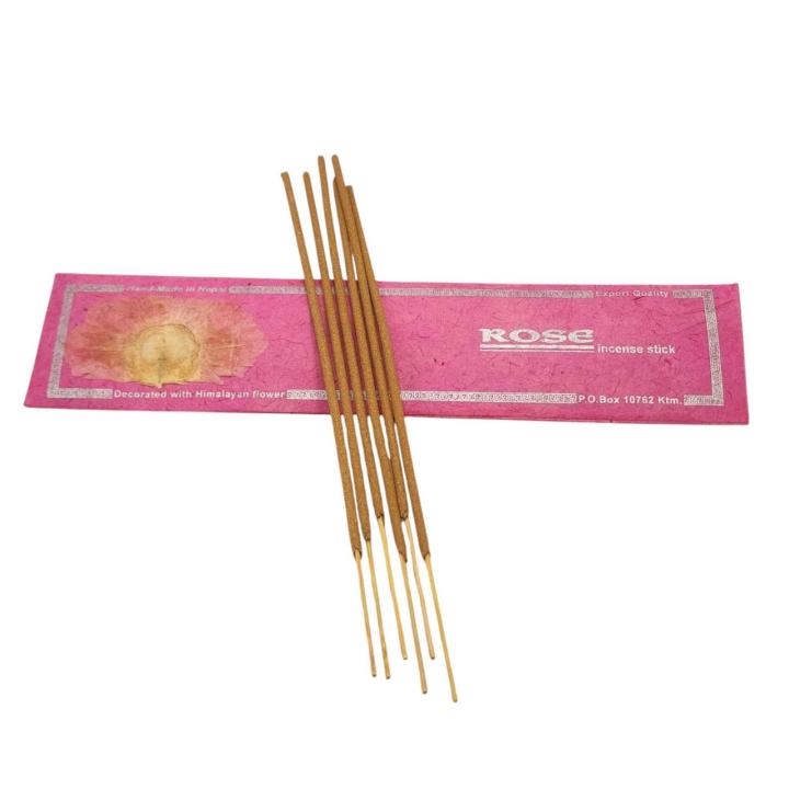 Natural Aroma Rose Incense Stick Flora  | Dhoop | Agarbatti | Handmade | No Chemicals |Incense Stick | Stick | Incense