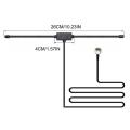 1set FM Radio Antenna FM F-Head Sheep Horn Antenna For Car FM TV Radio Station 75 Ohms F Female To TV3.5 Mono. 