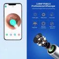 Wireless Otoscope Ear Camera 3.9mm 1296PHD WiFi Ear Scope with 6 LED Lights for Kids and Adults Support IPhone, iPad & Android.