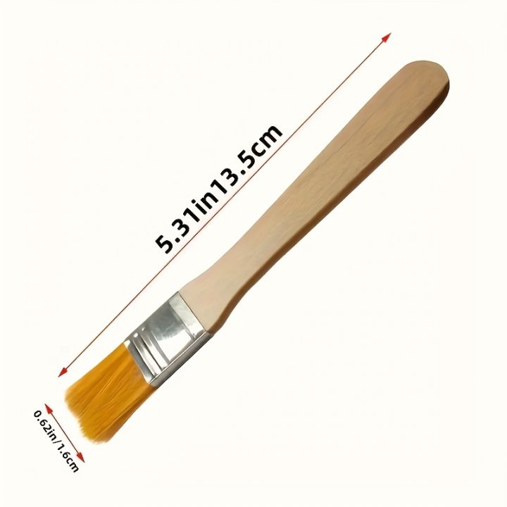 10Pcs%20Wooden%20Handle%20Nylon%20Bristle%20Paint%20Brush%20for%20Oil%20Painting,%20Dusting%20and%20Cleaning%20-%20Unrechargeable%20Hand%20Tool%20Set%20Without%20Batt%20-%20Image%202