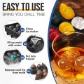 ice machine mold for whiskey - 10 cavity skull ice cube tray with funnel - Skull silicone mold for baking, chocolate. 