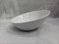 HS STORE Angled Bowl Pasta , Salad , Desert & Soup Bowl Double Glazed Unique Design Unbreakable Bowl. 