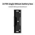 18650/21700 Battery Case 1/2/3/4 Section DIY Power Bank Accessory Box PC+ABS Fireproof Material Battery Holder Contains Shrapnel. 