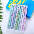 1 Set Of Pen Colorful Colored Gel Pen AnimAl Marker Floral Box With Stationery. 