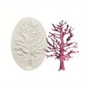 1OneDIYCandle、Aromatherapy、Handmade Soap、Small Tree Shape Silicone Mold for Oil Painting and Plaster Crafts-Multifunctional Manu.