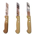 Black handle knife with cover for home and multipurpose use. 
