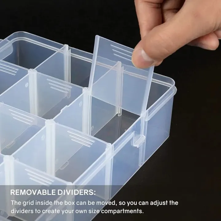 15%20Grids%20Clear%20Plastic%20Storage%20Box%20with%20Compartment,%20Craft%20Organizers%20and%20Storage,%20Transparent%20Jewelry%20Storage%20Box,%20Small%20Parts%20Organizer%20-%20Image%203