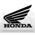 Honda Wing Logo Vinyl Decal - Sticker Emblem Motorcycle Bike JDM 6"Inches. 