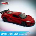 MSZ 1:34 CHEVROLET CORVETTE C8 Z06(2024) ALLOY DIE CAST OFFICIALLY LICENSED SCALE MODEL CAR TOY CAR SIMULATION PULLBACK FEATURE. 