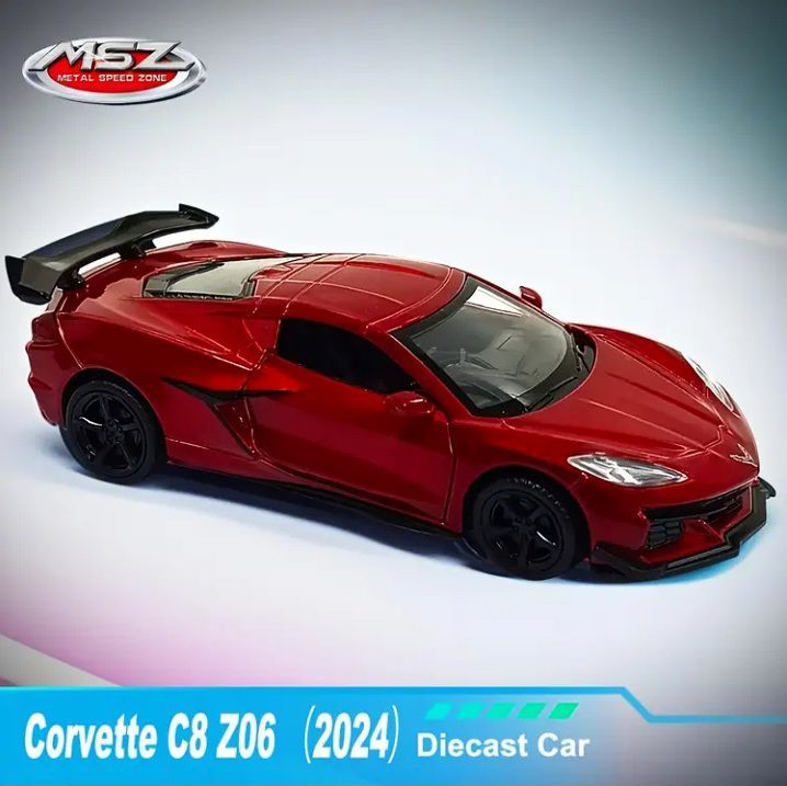 MSZ%201:34%20CHEVROLET%20CORVETTE%20C8%20Z06(2024)%20ALLOY%20DIE%20CAST%20OFFICIALLY%20LICENSED%20SCALE%20MODEL%20CAR%20TOY%20CAR%20SIMULATION%20PULLBACK%20FEATURE%20-%20Image%205