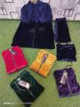 Velvet 3 Pcs Winter Tracksuit Long Hoodie Style For Girls Tracksuit Modern High Quality For Womens Plain Tracksuit For Girls. 