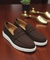 Loro Piana Luxury Suede Loafers. 