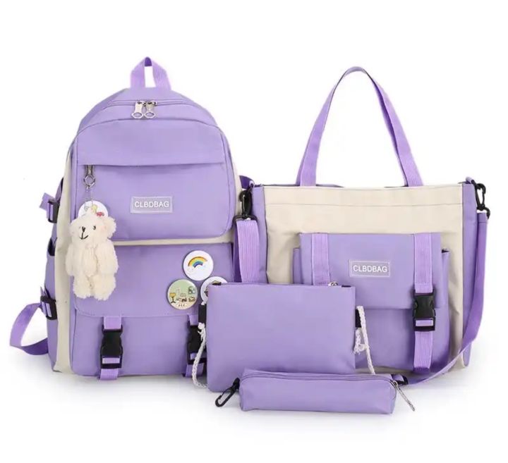4pcs%20girl%E2%80%99s%20college%20bagpack%20-%20Image%203