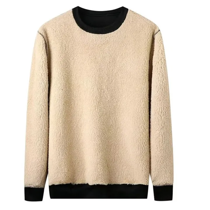 Winter%20Men%20Lamb%20Fleece%20Sweatshirt%20Solid%20Color%20Warm%20Round%20Neck%20Long%20Sleeve%20Men%20Thermal%20Underwear%20Top%20Velvet%20Thicken%20Top%20-%20Image%204