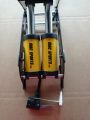 Double Cylinder Foot Pump Hand Pump Air Pump Air Compressor Car Bike Cycle Toys Air Pump Heavy Duty With Big Metre  Pressure Gauge. 