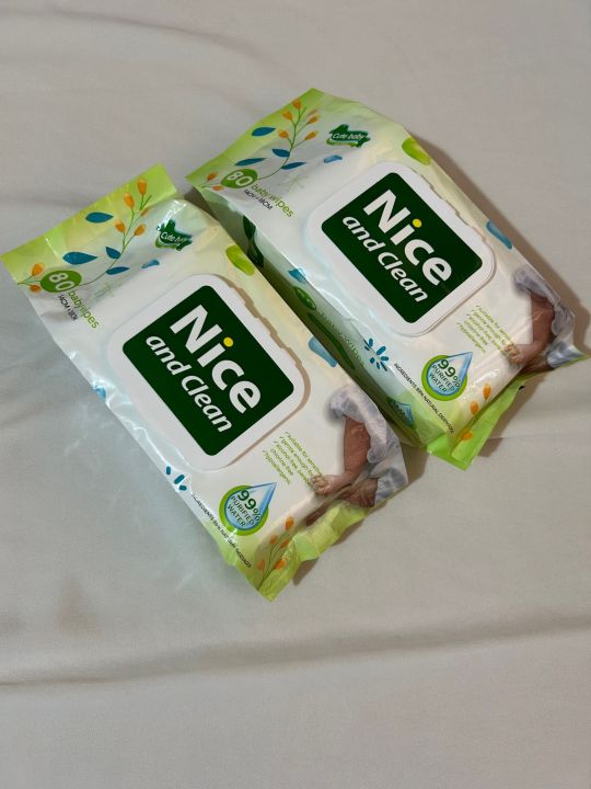 Nice and Clean Baby Wet Wipes - 160pcs