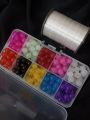 Best Diy Jewelry  Making Kits  Amazing Glass,ice Crack, Acrylic Beads Kit For Diy Hand Made Jewelry Braclate nackalce Key Chain Glass bead Kit Ice Crack Beads Kit  ,Seed Beads Kit , Acrylic Beads kit Jewelry Making Beads Kits For Making. 