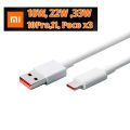 Xiaomi Original Type C Turbo Fast Charging Cable Durable USB Cable for Mi 12s Ultra 12 11 Poco F3 Redmi Note 10 K40. 