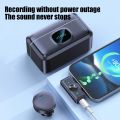 Lavalier Microphone 2.4GHz Wireless Microphone Magnetic Suction Microphone With Charging Case For Video Recording Plug and Play. 