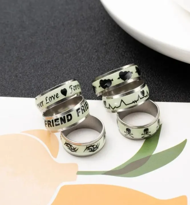 1pcs/Stainless%20steel%20Luminous%20Men%20s%20Ring%20-Top%20Fashion%20Stainless%20steel%20Glowing%20%20Luminous%20Ring%20For%20Boys%20And%20Men%20-Top%20Trend%20Glowing%20Ring%20In%20Random%20Design%20-%20Image%205