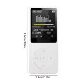 MP3 Player USB Charging Record Digital Display Screen Media Lossless Portable Pocket Sports Running Walking Music Play.