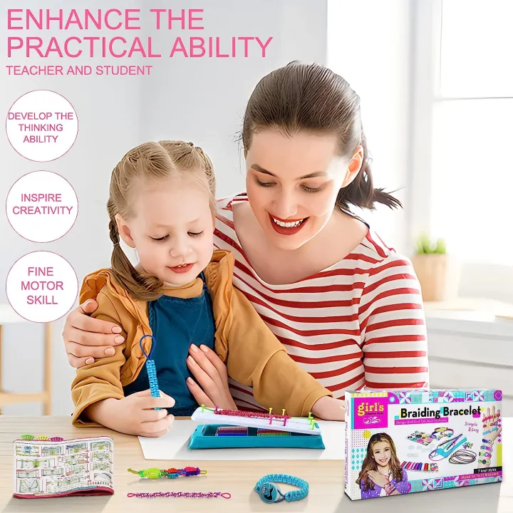 Friendship%20Bracelet%20Making%20Kit%20for%20Girls,%20DIY%20Friendship%20Bracelet%20Maker%20Set%20Include%20Braide%20Loom,%20Adjustable%20Pegs,%20Stickers%20-%20Image%205