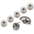 Domestic Sewing Machine Shuttle Hook 1 Bobin cases 1 Bobin 5 pcs. 