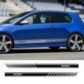 Sport Car Door Side Skirt Stripes Stickers GTI Auto Accessories For Volkswagen VW Golf 7 5 4 3 6 2 1 MK7 MK5 MK2 MK6 MK4 MK1 MK3. 