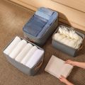 1pc Foldable Clothes and Miscellaneous Items Storage Box with Steel Frame Wardrobe Organization and Storage. 