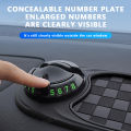 SEAMETAL 2 in 1 Dashboard Anti Slip Mat with Phone Mount 360-Degree Rotation Car Phone Holder Non-Slip Adhesive Mat for Car. 