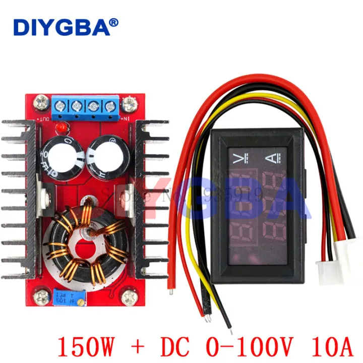 DC%209A%20300W%20150W%20Boost%20Converter%20Step%20Down%20Buck%20Converter%20Power%20module%20DC%200-100V%2010A%20Digital%20Voltmeter%20Ammeter%20Dual%20Display%20-%20Image%202