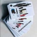 customised card print waterproof plastic card print 1 piece.