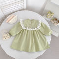 2026 New Spring Kids Princess Dresses 2-6Yrs Long Sleeved Cotton Embroidery Baby Girl Party Newborn Sweet Dress Children Clothes. 
